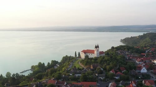 Amazing View Of Abbey Of Tihany
