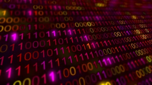 Fundo do código binário 06