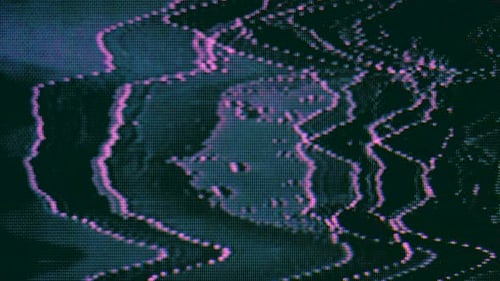 Vibrant Digital Glitch Error Static Transition Background