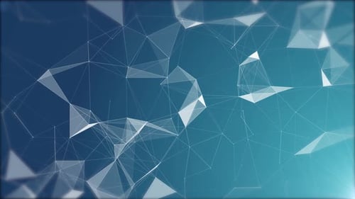 Abstract Geometric Network Lines Background Animation