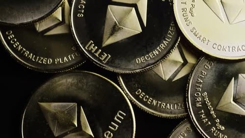 Plan rotatif de Bitcoins (cryptomonnaie numérique)