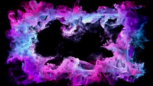 Colorful Smoke Frame
