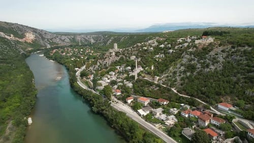Pocitelj Neretva Fluss