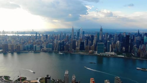 Skyscrapers and Buildings in Manhattan New York City Skyline