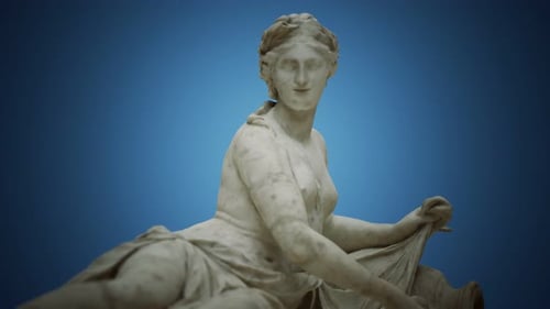 Aretheus White Marble Statue