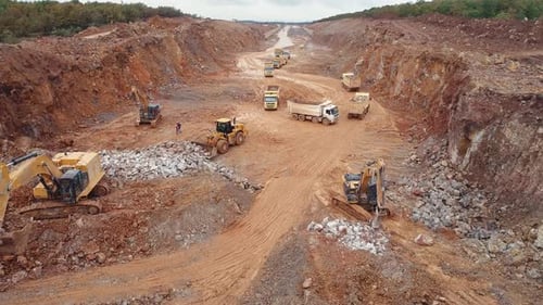 Bulldozer Road Construction