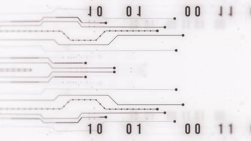 Abstract Technology Lines Data Background
