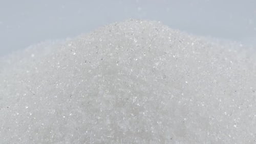 White sugar texture close