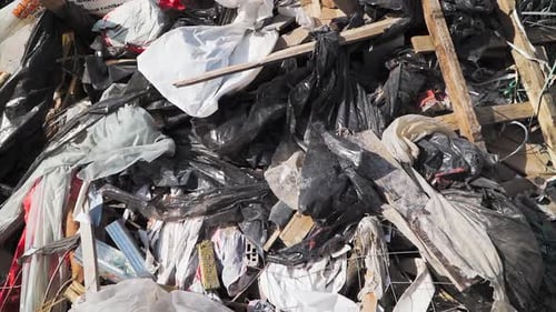 Pile of Garbage and Waste Materials