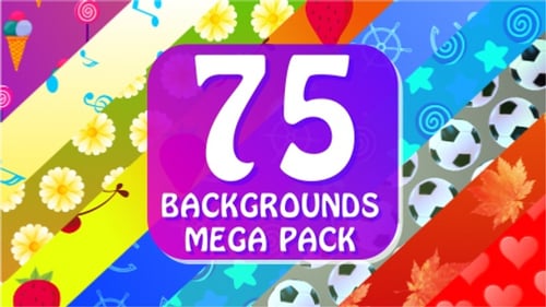 75 Diverse Looping Animated Patterns Backgrounds Mega Pack