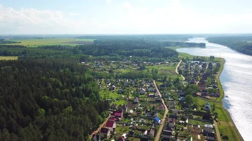 Western Dvina River And The Village Of Barvin Perevoz 04