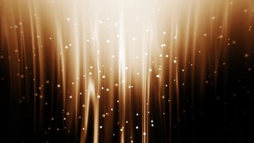 Golden Falling Stars and Elegant Light Rays Background