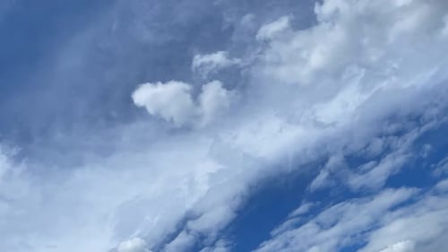 Zeitraffer Himmel Wolken
