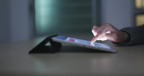 Verwendung eines Tablet-Computers