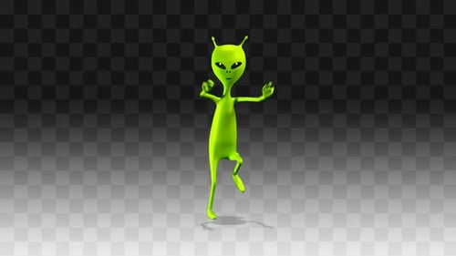 Alien dancing funny long dance
