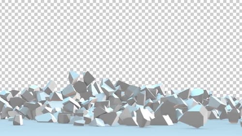 Broken White Cracked Wall