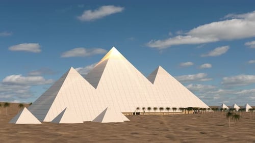 3d Reconstruction of the Great Pyramids of Giza Khufu