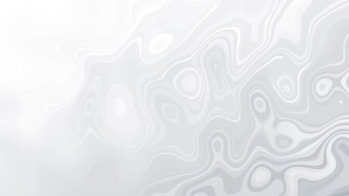 Abstract Flowing White Fluid Waves Background Animation