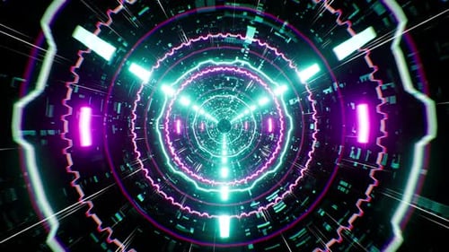 Concepto Tunnel Cyberpunk 4K 01
