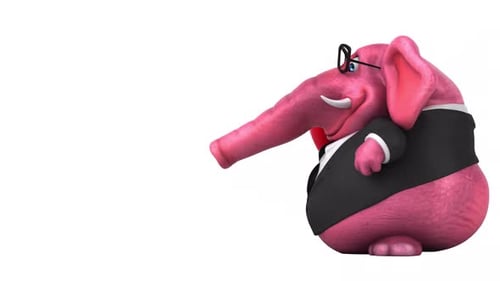 Lustiger Elefant - 3D-Animation