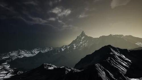 Storm Cloud Over Dolomites