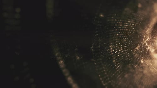 Futuristic Data Matrix Simulation HUD Background 12