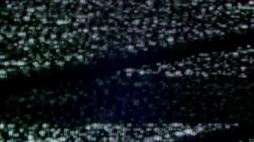 Abstract static television screen glitch