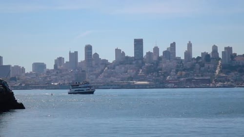 Ocean Ferry Against the San Francisco Skyline
