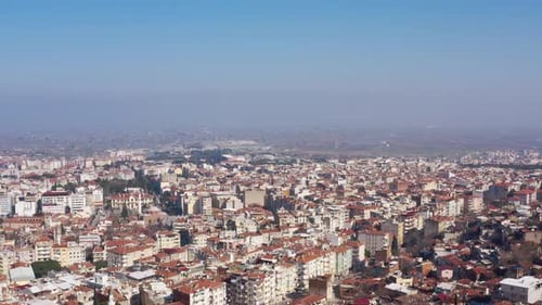 City And Roofs Aerial View