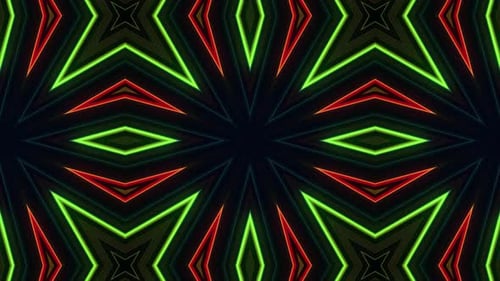 Abstract Multicolor Blinking 4K