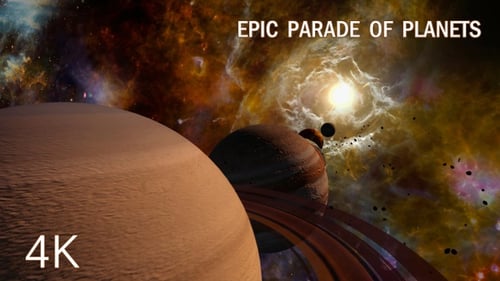 Epische Parade der Planeten 4K