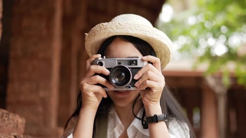 Woman take a photo