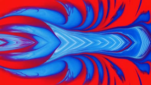 Movable Bluered Background with an Ornamental Pattern