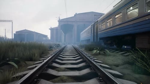 Abandoned Passenger Train