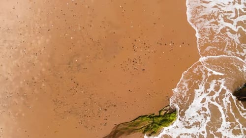 Wexford, Ireland - Aerial view of Ballymoney beach