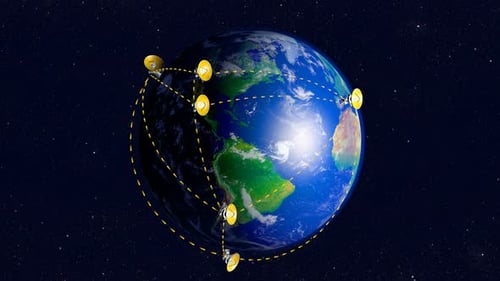 Radiotelescópios conectados a uma rede sobre a Terra