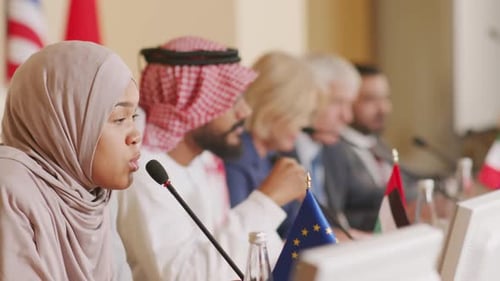 Diverse Panel Speaking at International Conference