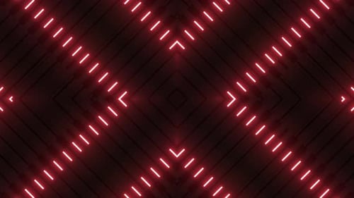 4k abstrakte rote Neon Vj Loop