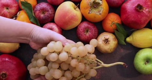Assorted seasonal fruits