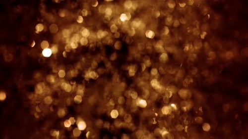 Golden bokeh texture Loop with defocused lights