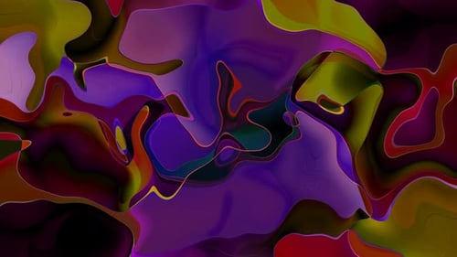 Dynamic Abstract Fluid Shape Morphing Background
