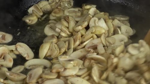Preparation of Champignons Mushrooms 9
