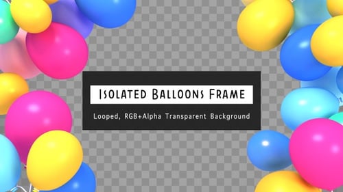 Rahmen für isolierte Ballons