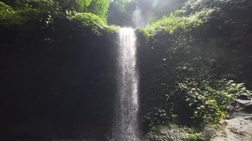 Beautiful Tropical Waterfall. Bali,Indonesia