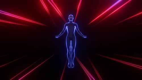 Virtual Reality Digital Technology Metaverse Concept