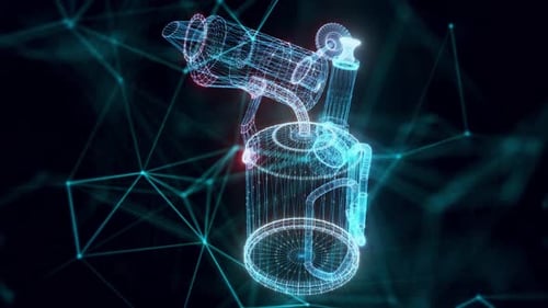 Burner Hologram Close Up Hd
