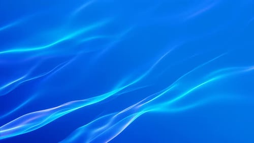 Blue Colorful Energy Waves 3d Animation Loop Background
