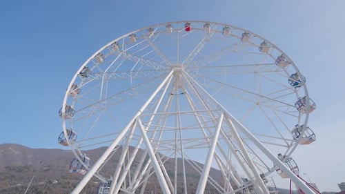 A Ferris Wheel at the Amusement Park at Daytime