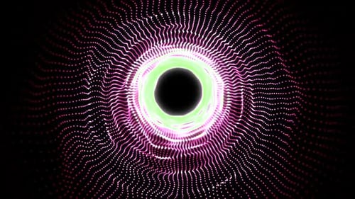 Colored Particle Tunnel V3