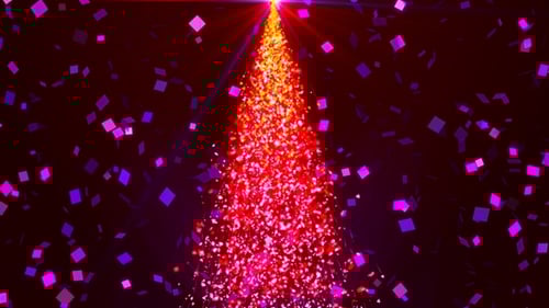 Colorful Merry Christmas Background